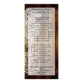 ダークウッドプランク上のメイスンのjarスタンプ ラックカード