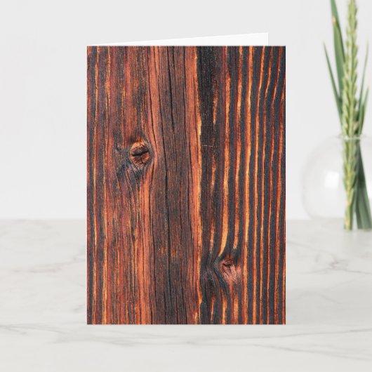 ダークウッドボードのテクスチャ カード (正面)