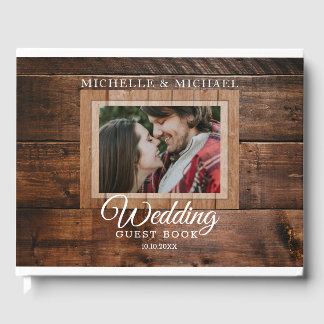 ダークウッドヴィンテージ結婚式の写真 ゲストブック