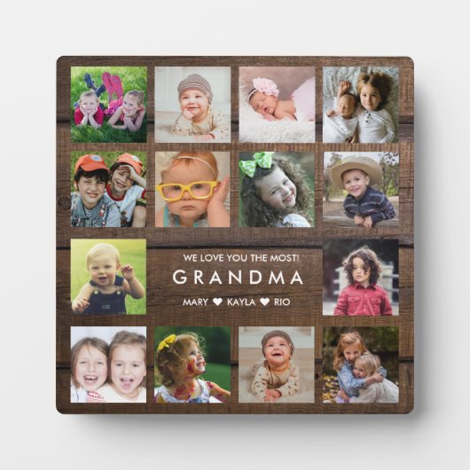 ダークウッド私たちはあなたの祖母を愛14フォトコラージュ フォトプラーク (正面)