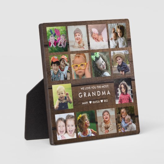 ダークウッド私たちはあなたの祖母を愛14フォトコラージュ フォトプラーク (正面)