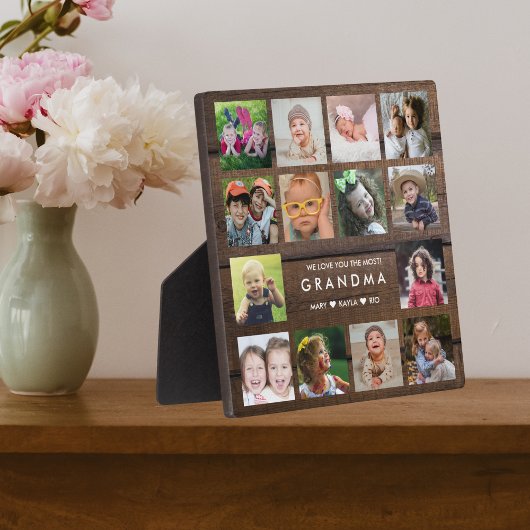 ダークウッド私たちはあなたの祖母を愛14フォトコラージュ フォトプラーク