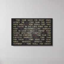 ダークウッド30" x 20" Canvas Wrapの10コマンド