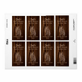 ダークウッド&フクロールホームブリュービールラベル ラベル (フルシート)