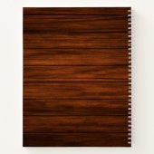 ダークウッド&レース素朴レシピ本 ノートブック (裏面)