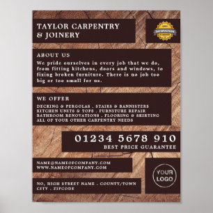 ダークウッド、大工、大工広告の ポスター
