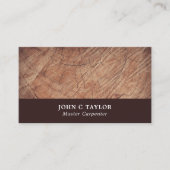ダークウッド、大工、大工 名刺 (正面)