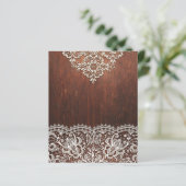 ダークウッド&手の込んだホワイトレーススクラップブック紙 (スタンド正面)