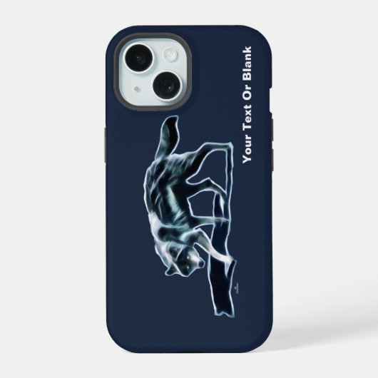 ダークウルフケースメイトiPhoneケース iPhone 15ケース (裏面)