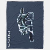 ダークウルフ フリースブランケット (正面)