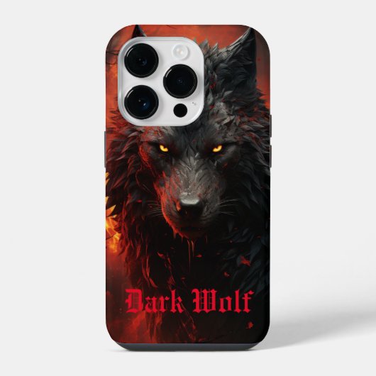 ダークウルフ iPhoneケース (裏面)