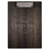 ダークウードグレインのクラシックにロゴを追加 クリップボード (正面)