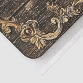 ダークエイジングウッド、金ゴールド縁どバロックAN6デコパージュ 薄葉紙 (詳細)