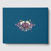 ダークエスティ結婚ゴシックの花束 ゲストブック (裏面)