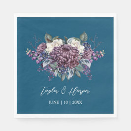 ダークエスティ結婚ゴシックの花束 スタンダードランチョンナプキン