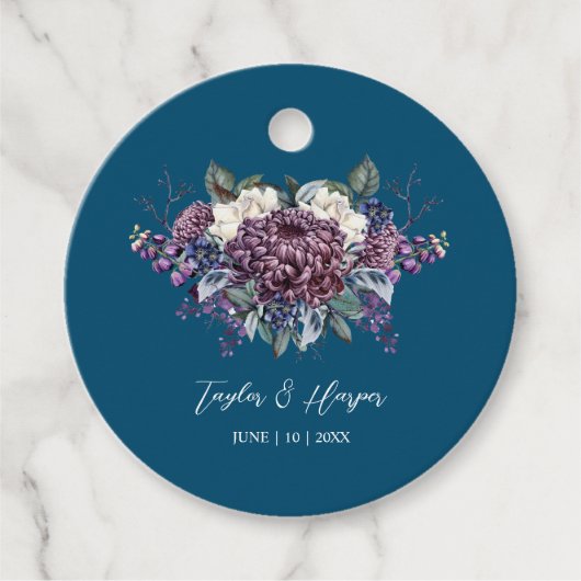 ダークエスティ結婚ゴシックの花束 フェイバータグ (正面)