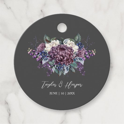 ダークエスティ結婚ゴシックの花束 フェイバータグ (正面)