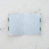 ダークエステエレガントティックヴィンテージフローラ 招待状 (内部)