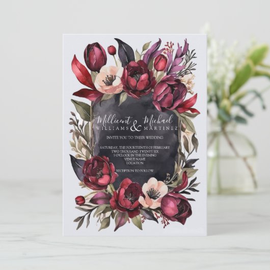 ダークエステティックフローラ – 赤と黒結婚の 招待状 (スタンド正面)