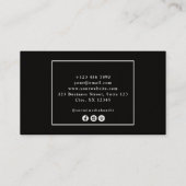 ダークエステモダンティックのソーシャルメディアマネージャー、写真 名刺 (裏面)
