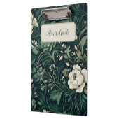 ダークエメラルドグリーンフローラ クリップボード (左)