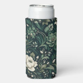 ダークエメラルドグリーンフローラ スリム缶クーラー (Seltzer裏面)