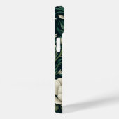 ダークエメラルドグリーンフローラ Case-Mate iPhoneケース (裏面 / 右)