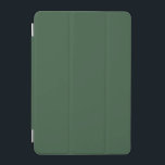 ダークエメラルドグリーン無地のカラー iPad MINIカバー<br><div class="desc">森の緑自然の豊かな陰。古代林の鬱蒼とした葉と松の爽やかな香りを感じさせる。この洗練された緑は深さと優雅さで知られている。この時代を超越した色相は、穏やかさと活気の調和のとれたブレンドを提供する。この緑豊かな緑のシェードの控えめな魅力で宇宙を高める。</div>