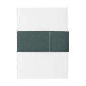 ダークエメラルドグリーン金ゴールドテクスチャID988 招待状ベリーバンド (裏面例)