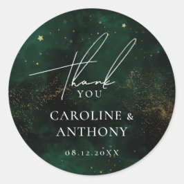 ダークエメラルドグリーン マジカルゴールド サンクス ラウンドシール
