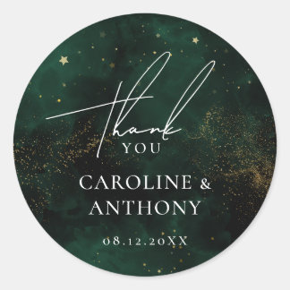 ダークエメラルドグリーン マジカルゴールド サンクス ラウンドシール