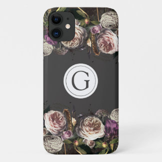 ダークエレガンスフローラモノグラムiPhone iPhone 11 ケース