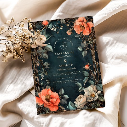 ダークエレガンス結婚テーマ 招待状