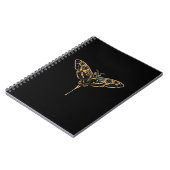 ダークエレガンス ノワール＆ゴールド ノートブック (左側)