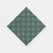 ダークエレガントアートデコ抽象芸術ジオメトリック要素 スタンダードランチョンナプキン (角)