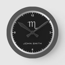 ダークエレガントグレーフレーム〔占星術の〕十二宮図符号名カスタム