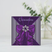 ダークエレガントパープルキンセアニェラパーティー 招待状 (スタンド正面)