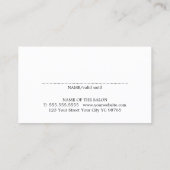 ダークエレガントパープルホワイトサロン ロイヤリティカード (裏面)