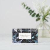 ダークエレガントファーン葉植物学校 名刺 (スタンド正面)