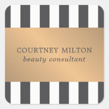 ダークエレガントフェイク金ゴールドストライプ美しいコンサルタント