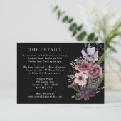 ダークエレガントフローラカスケードブラックブルガンディエンクロス エンクロージャーカード (スタンド正面)