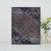 ダークエレガントフローラグランジスクラップブック紙 (スタンド正面)