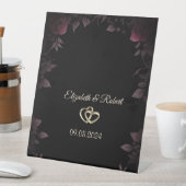 ダークエレガントブルゴーニュバラブラック 台座サイン (インサイチュ)