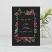 ダークエレガントブルゴーニュフローラ結婚ズ セーブザデート (スタンド正面)