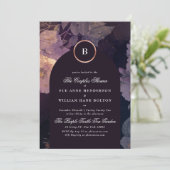 ダークエレガントボホフローラアーチバラ金ゴールドカップル 招待状 (スタンド正面)