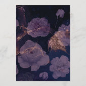 ダークエレガントボホフローラパープルファンタジー結婚ズ メニュー (裏面)