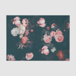 ダークエレガントリッチオランダフローラピンクローズ 薄葉紙