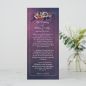 ダークエレガント秋フローラパープル披露宴 メニュー (スタンド正面)