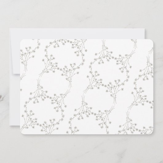 ダークエレガント金ゴールド蝶の日付を保存 招待状 (裏面)