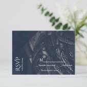 ダークエンジェルウィングスゴシックグラムシックパーティーRSVPカード 出欠カード (スタンド正面)